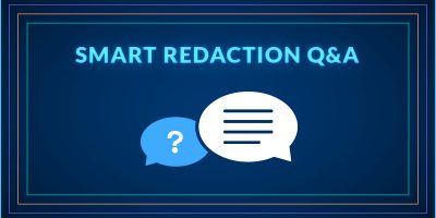 Smart Redaction Q&A header